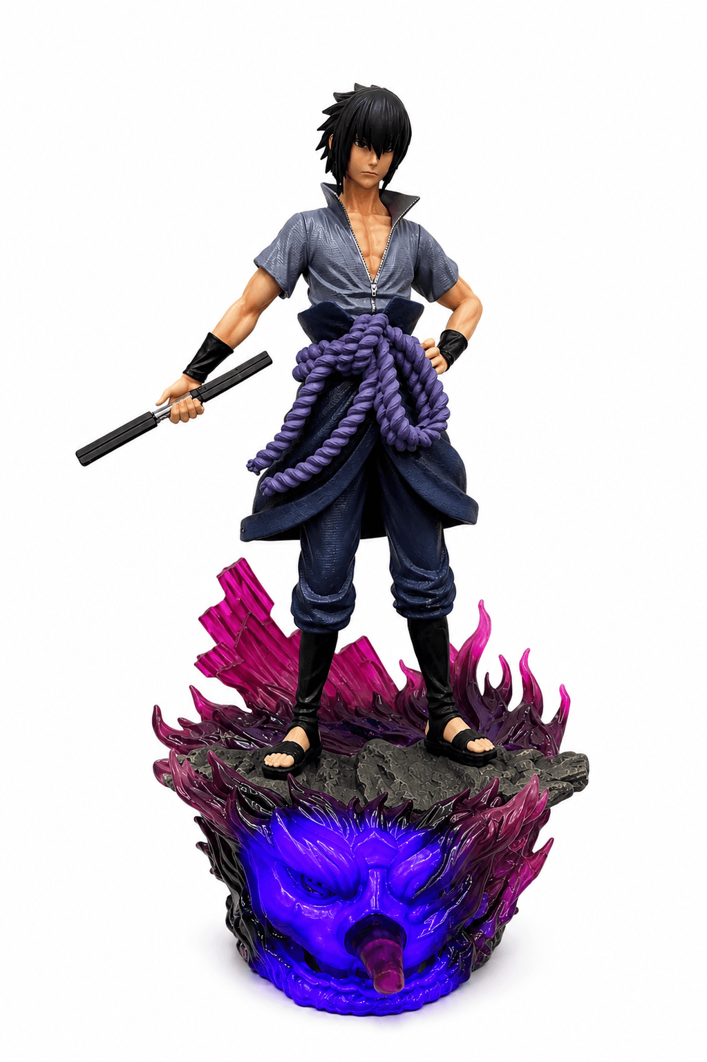 Sasuke Uchiha (Susanoo Base Edition) LED Collectible Statue | Naruto - Yukizi